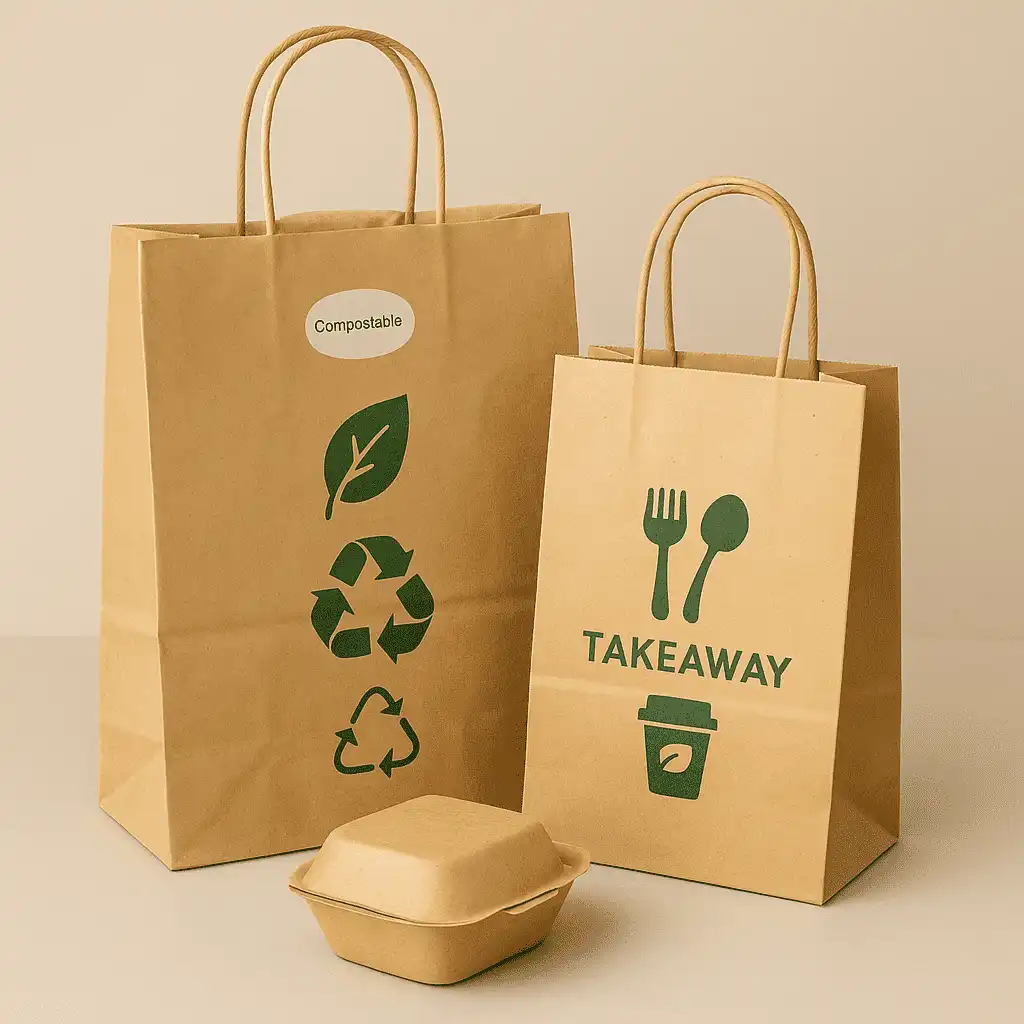Kraft Paper Bags: Eco-Friendly Packaging for Retail and Takeaway